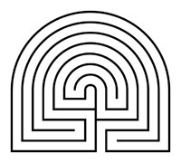 Caerdroia labyrinth diagram